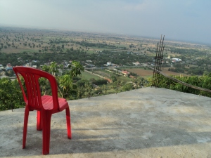 View of Battambang from the Wat